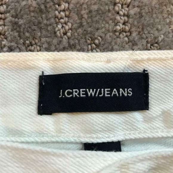 NEW J.Crew $69.50 White Denim Skirt H6148 - Picture 3 of 3